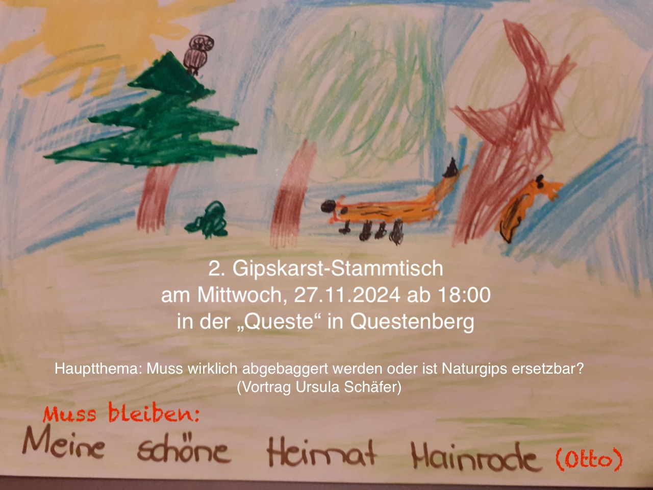2. Gipskarst-Stammtisch in Questenberg